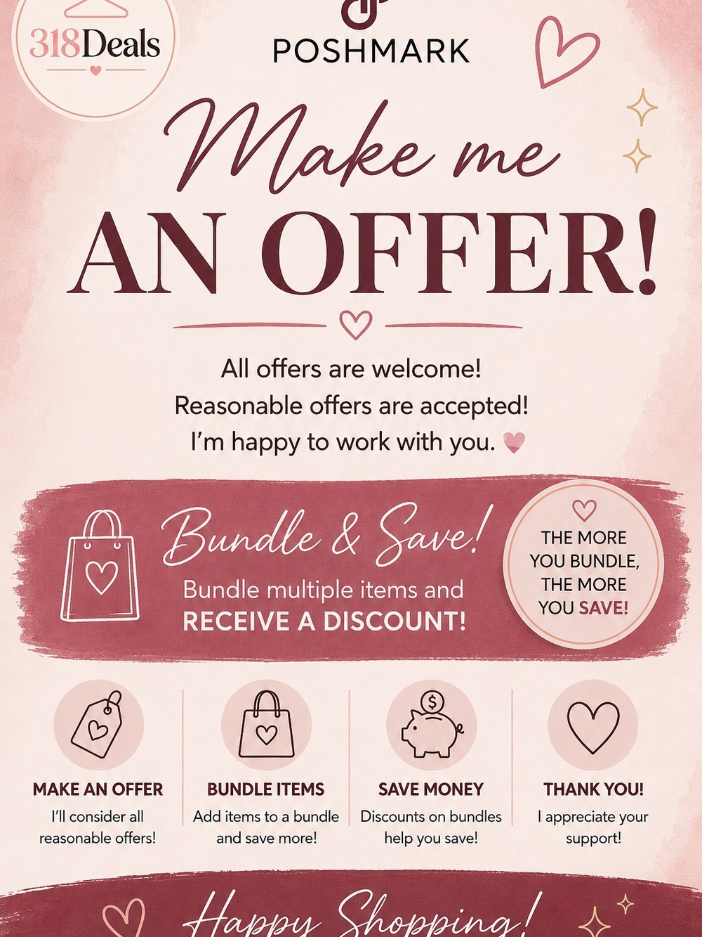 REASONABLE OFFERS ACCEPTED!!